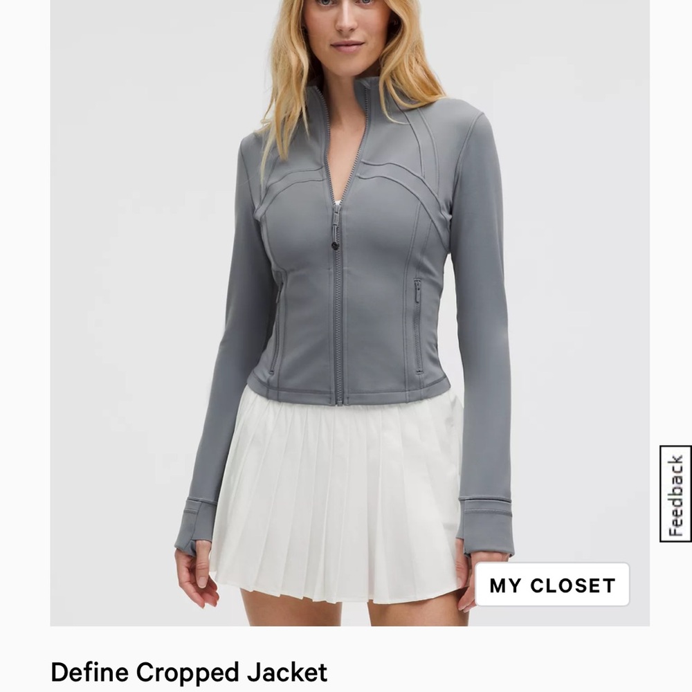 Lululemon Athletica Steel Gray define Jacket